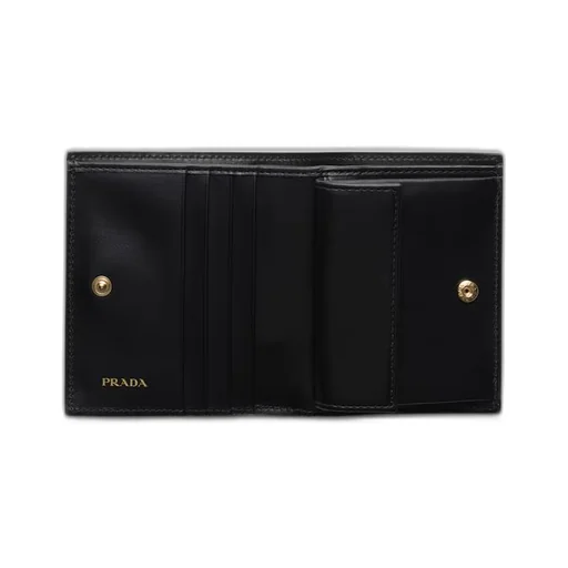 Small Printed Saffiano leather wallet