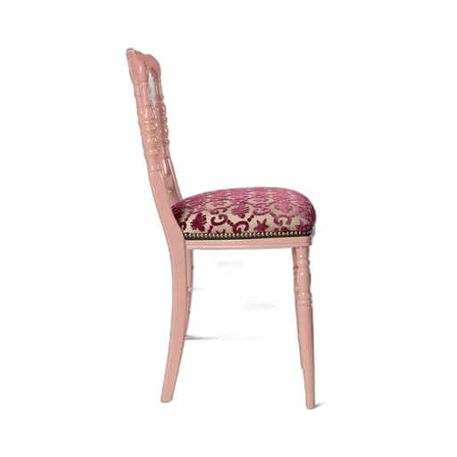 Wood chair with GG bees and stars