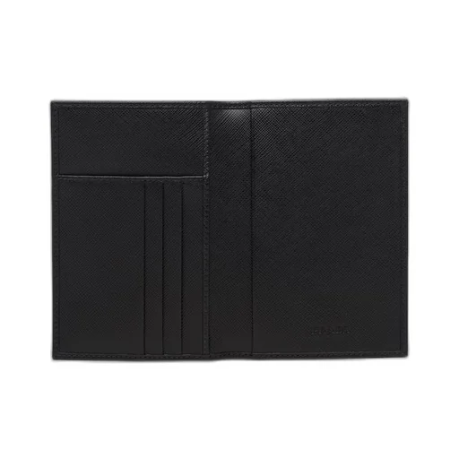 Saffiano leather passport holder