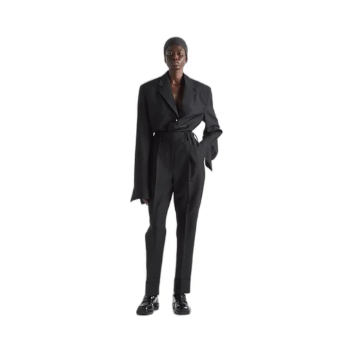 Single-breasted light mohair jacket