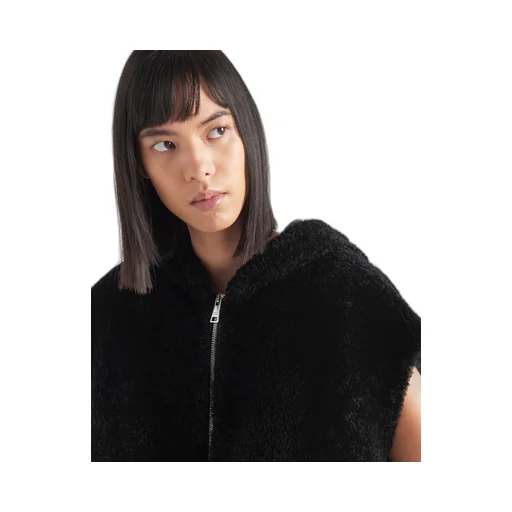 Nappa shearling vest