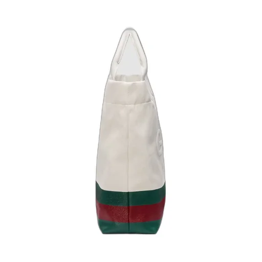 Canvas tote bag with embossed detail