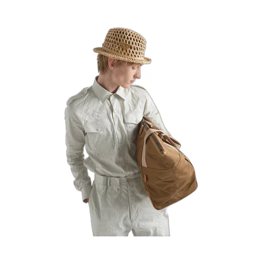 Technical cotton shirt
