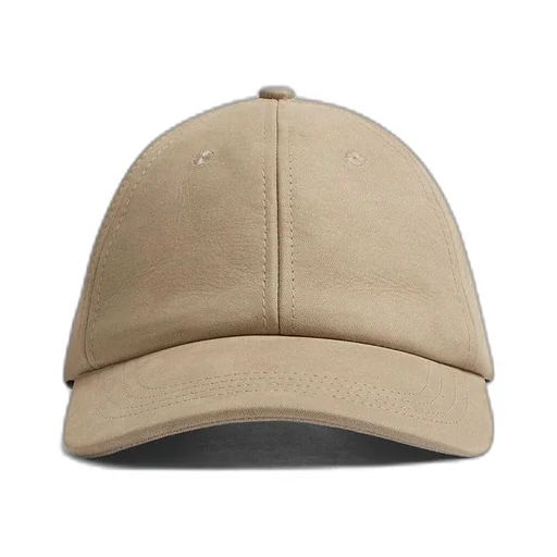 Printed Leather Cap