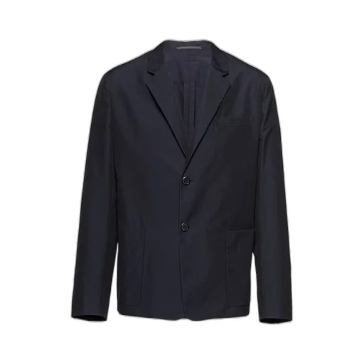 Single-breasted cotton jacket
