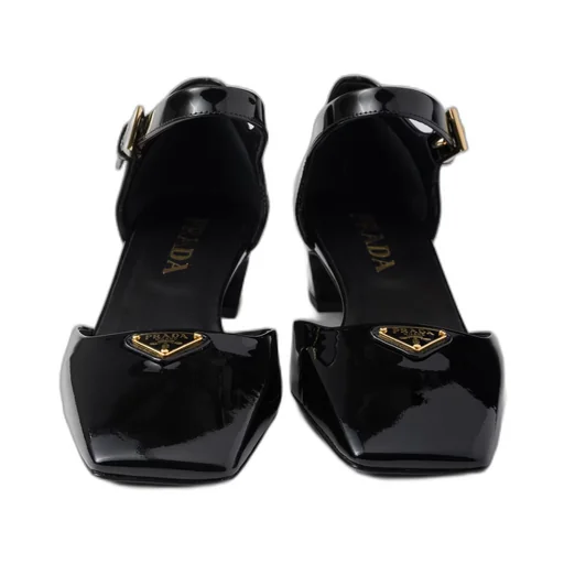 Patent leather pumps