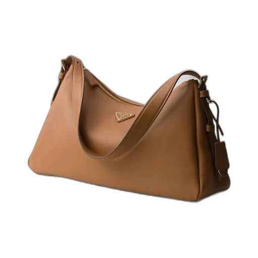 Prada Aimée large leather shoulder bag