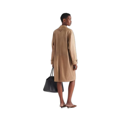 Nappa leather coat