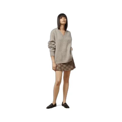Jumbo GG wool skirt