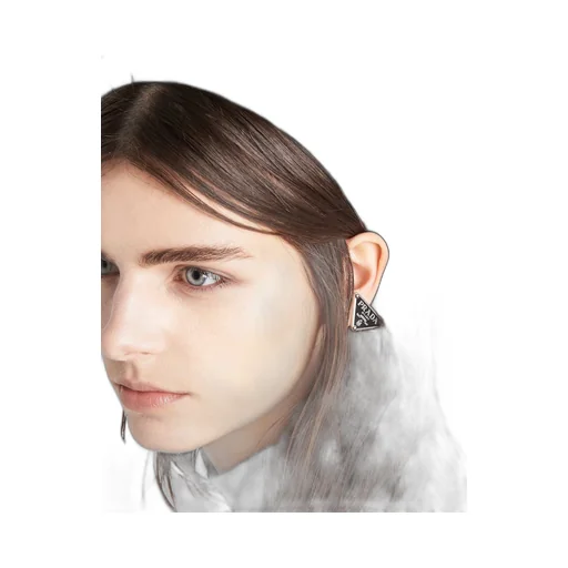 Prada Symbole single left earring