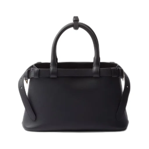 Prada Buckle small leather handbag with double belt