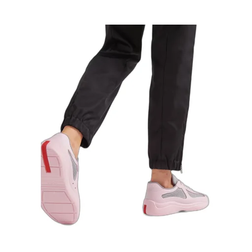 Prada America's Cup Soft rubber and bike fabric sneakers