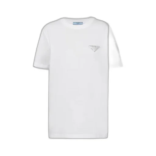 Embroidered jersey T-shirt