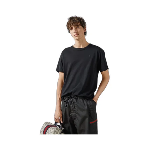 Cotton jersey T-shirt with Double G