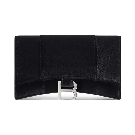 Hourglass Velvet Jersey Wallet On Chain