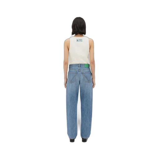 Vintage Indigo Turned Up Denim