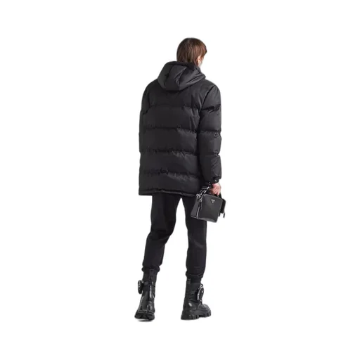 Long Re-Nylon down jacket