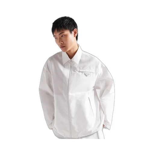 Technical poplin jacket