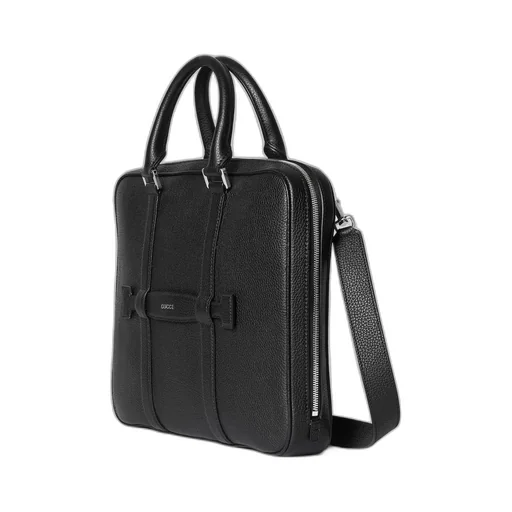 Medium briefcase with Gucci logo