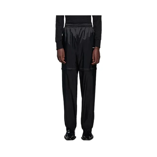 Zip-Up Nylon Track Pant