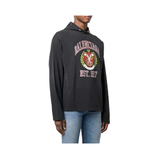 Est. 1917 College Logo Print Hoodie