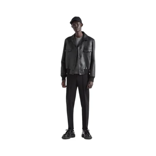 Nappa leather jacket