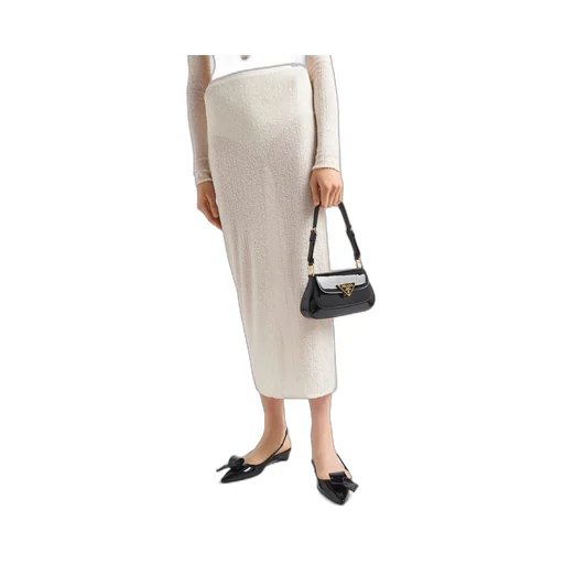 Stretch sequin skirt