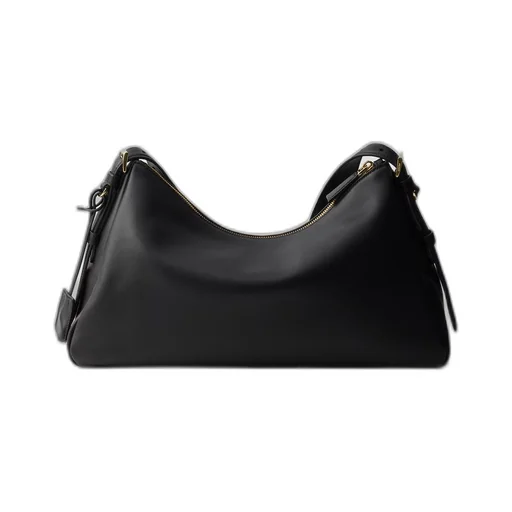 Prada Aimée large leather shoulder bag