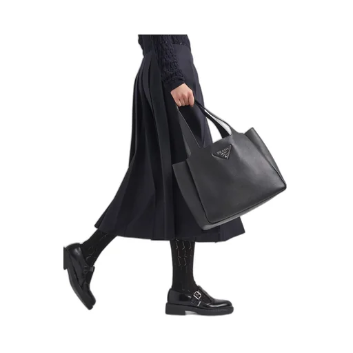 Large leather tote