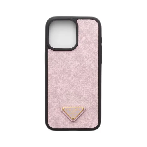 Saffiano leather cover for iPhone 15 Pro Max