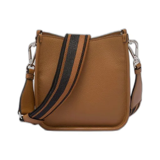 Leather mini shoulder bag