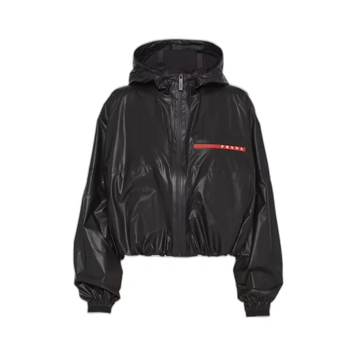 Light Re-Nylon hooded jacket