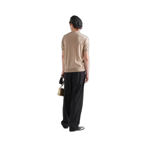 Wool and cashmere crew-neck sweater