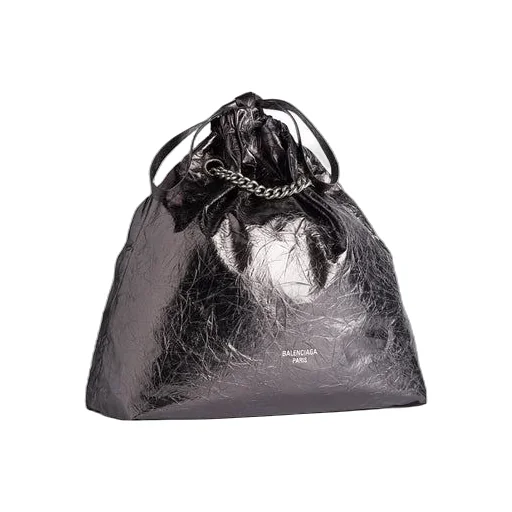 Crush Medium Tote Bag Metallized