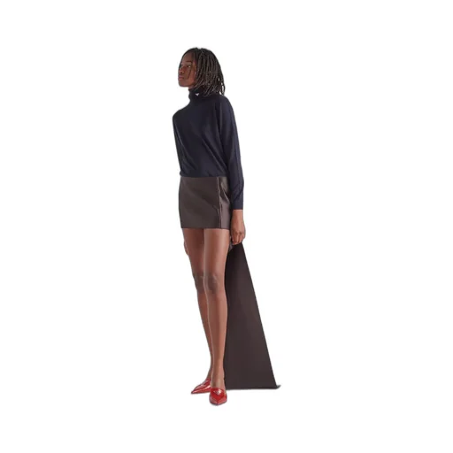 Superfine wool turtleneck sweater