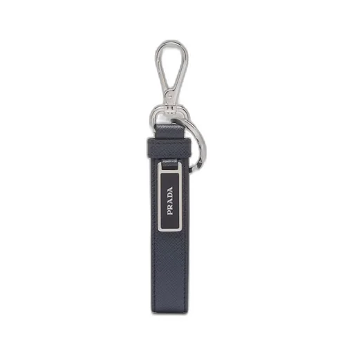Saffiano Leather Keychain