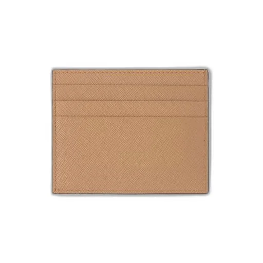 Saffiano leather card holder