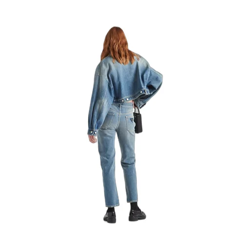 Organic denim five-pocket jeans