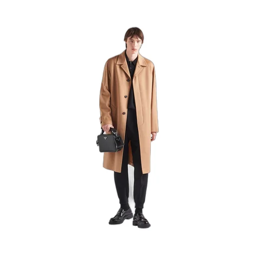 Camel-hair coat