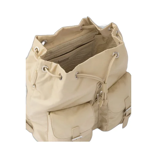 Re-Nylon medium backpack with pouch