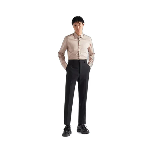 Stretch cotton shirt