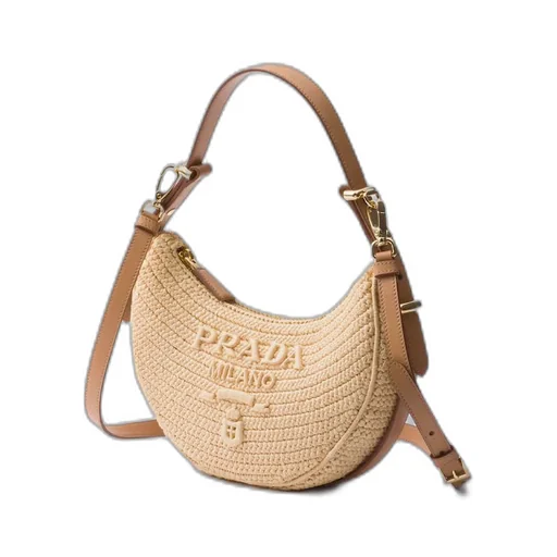 Prada Arqué crochet shoulder bag