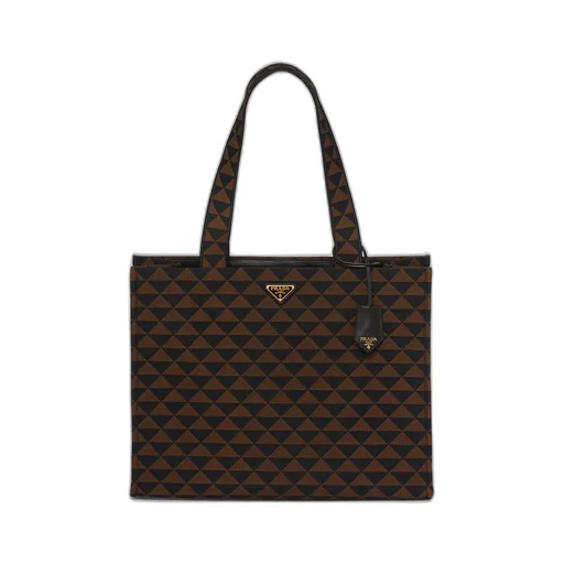 Prada Symbole bag in embroidered fabric