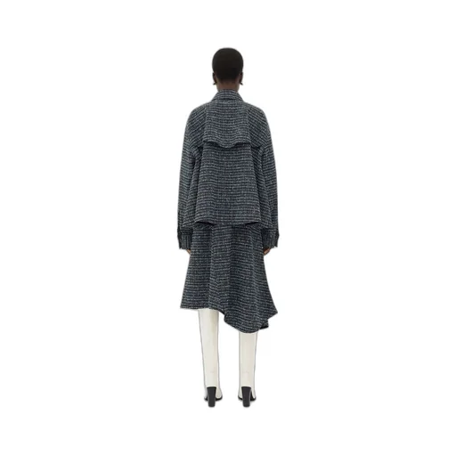 Structured Tweed Shirt Jacket