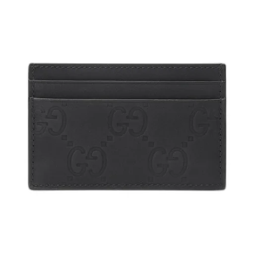 GG rubber-effect card case