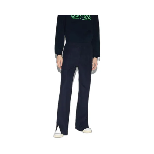 Technical wool twill trouser