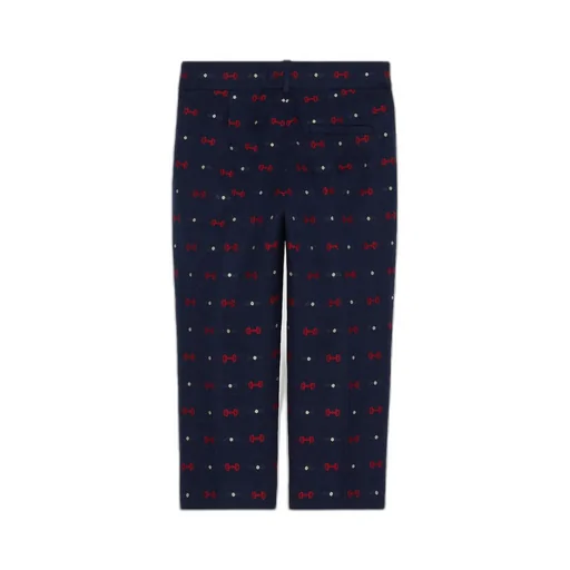 Children's Horsebit cotton wool trousers