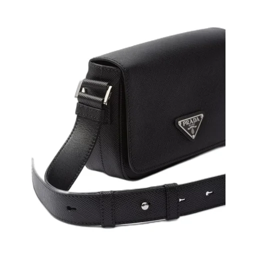 Saffiano leather shoulder bag