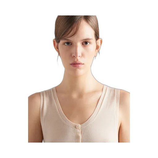 Cashmere and silk tank top