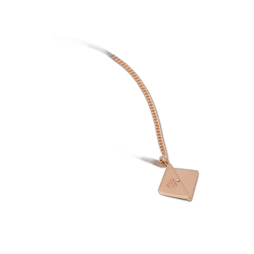 Eternal Gold pendant necklace in pink gold with diamonds and mother-of-pearl